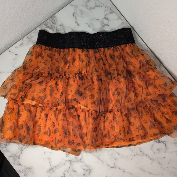 Halloween TUTU Size 3T Ruffled Orange With Assorted Pattern NWOT - Picture 5 of 5